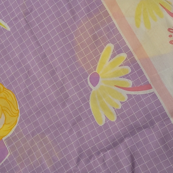 Vintage Barbie Flat Sheet - Picture 3 of 5